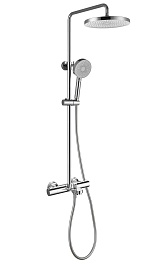 Aquatek Душевая стойка AQ2043CR с термостатом, хром – фотография-1