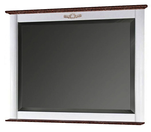 Водолей Зеркало для ванной "Анжелика 110" коричневое – фото-1