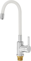 Aringa Смеситель для кухни Твид AR02021WH белый/хром