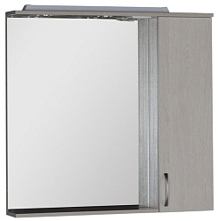 Aquanet Зеркальный шкаф "Донна 90" беленый дуб – фотография-1