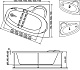 Relisan Акриловая ванна Ariadna L 135x95 – фотография-8