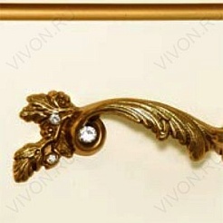 Misty Мебель для ванной Барокко 120 3 ящика, бежевая патина – фотография-5