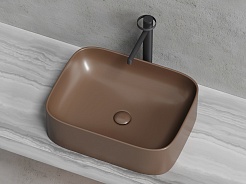 Ceramicanova Мебельная раковина Element 50 CN6052MDB тёмно-коричневый матовый – фотография-8