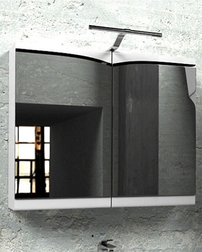  Зеркальный шкаф "Concorde 80" белый – фото-1