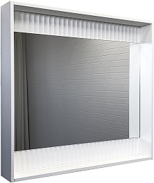 Comforty Зеркало Марсель 90 белое матовое – фотография-1
