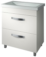 Какса-а Тумба для умывальника Хилтон 70 напольная, белая