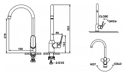 Promo Смеситель для кухни Eler F7191238CP-RUS – фотография-2