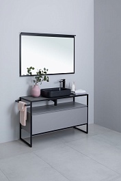 Allen Brau Зеркало Priority 120 1.31018.BB черный браш – фотография-2