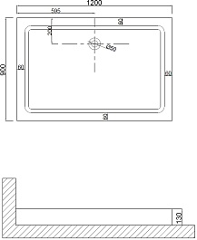 Niagara Душевой поддон Nova NG-120-90Q – фотография-3