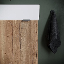 Sancos Мебель для ванной Mini 35 L дуб галифакс натуральный – фотография-4