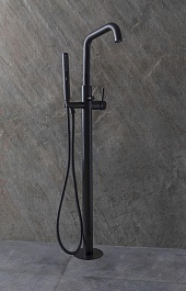 Allen Brau Смеситель для ванны Priority 5.31008-31 (с внутренней частью) черный матовый – фотография-4