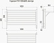 Terminus Полотенцесушитель электрический Горизонт П8 1000x600 хром – картинка-10
