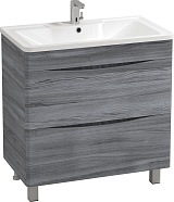 Водолей Тумба под раковину Adel 100 лиственница структурная контрастно-серая