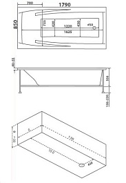 Bas Акриловая ванна Эвита 180 – фотография-4
