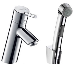 Hansgrohe Смеситель с гигиеническим душем "Talis 32140000" – фотография-1