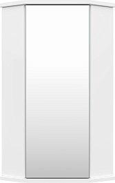 Misty Зеркальный шкаф Лилия 34 угловой белый – фотография-1