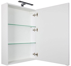 Aquanet Зеркальный шкаф "Алвита 60" белый – фотография-4