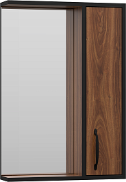 Misty Мебель для ванной Кедр 50 R подвесная орех/черная – фотография-11
