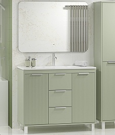 Brevita Мебель для ванной Risacca Pistachio 100 фисташковый – фотография-1