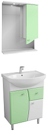 Merkana Мебель для ванной комнаты Роман 60 салатовая – фотография-1