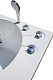 Royal Bath Акриловая ванна HARDON DE LUXE с гидромассажем 200x150x75 – фотография-11