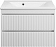 Brevita Мебель для ванной Balaton 80 R белая – картинка-15