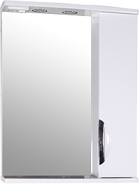 ASB-Mebel Зеркальный шкаф Мессина 60 белый – фотография-1