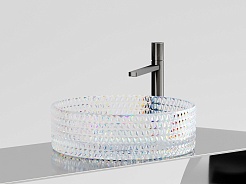 Ceramicanova Мебельная раковина Cristal 36 CN6059 неон – фотография-6