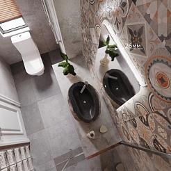 Mixline Зеркало Аккорд Алон радиус 50 – фотография-5