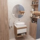 Teymi Тумба с раковиной Ritta 75 дуб эврика/белый матовый T60521 раковина T50208 – фотография-13