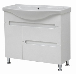 Ceruttispa Мебель для ванной Ломбардия 95 с зеркальным шкафчиком – фотография-2