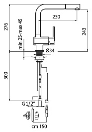 Webert Смеситель для кухни Azeta AZ940302015 хром – фотография-4