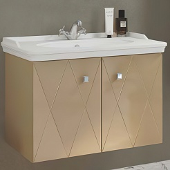 Comforty Тумба с раковиной Кремона 80 латте – фотография-1