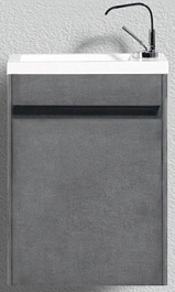 BelBagno Тумба для умывальника PIETRA MINI-460 R Stucco Cemento – фотография-1