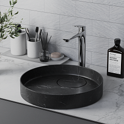 Paini Смеситель для раковины Laguna LACR205LL без донного клапана, высокий, хром (CR) – фотография-2