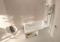 Jacob Delafon Акриловая ванна Bain-Douche Malice 170x90 R CE6D065R-00 – фотография-2