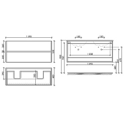 Sancos Мебель для ванной Urban 120-2 дуб галифакс натуральный – фотография-7