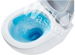 WeltWasser Унитаз подвесной SALZBACH 043 GL-BL Черный глянец – фотография-4