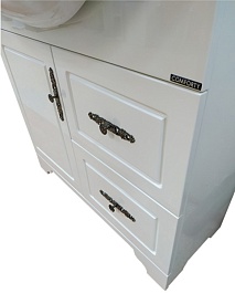 Comforty Тумба с раковиной Севилья 85 слоновая кость – фотография-9