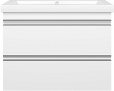 Misty Тумба под раковину Ингрид 75 подвесная белая