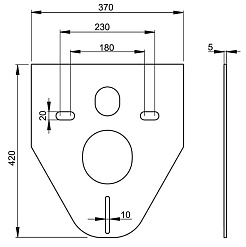 Alcaplast Система инсталляции Sadromodul AM101/1120+M71+M91 4 в 1 кнопка смыва хром – фотография-7