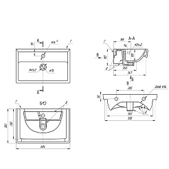 Alvaro Banos Мебель для ванной Valencia Mini 60, зеркало Viento – фотография-9