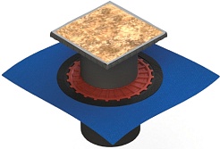 BERGES Wasserhaus Душевой трап Zentrum Keramik 150 093466 под плитку – фотография-3