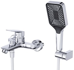 BelBagno Душевая система Due DUE-VASM-CRM хром – фотография-1