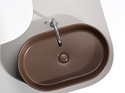 Ceramicanova Мебельная раковина Element 60 CN6048MDB тёмно-коричневый матовый – фотография-2