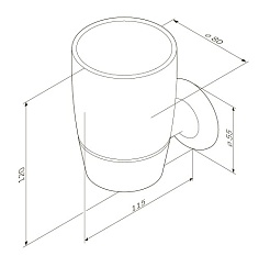 Am.Pm Стакан Like A8034300 – фотография-4