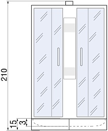 River Душевая кабина NARA Light 80/15 МТ Б/К – фотография-11