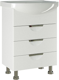 Mixline Мебель для ванной Этьен 60 L белая – фотография-2