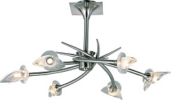 N-Light Люстра PX-0653/6A satin chrome потолочная – фотография-1