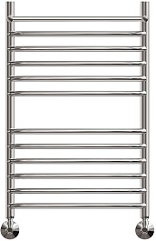 Point Полотенцесушитель водяной П11 400x800 PN05148SP с полкой хром – фотография-2